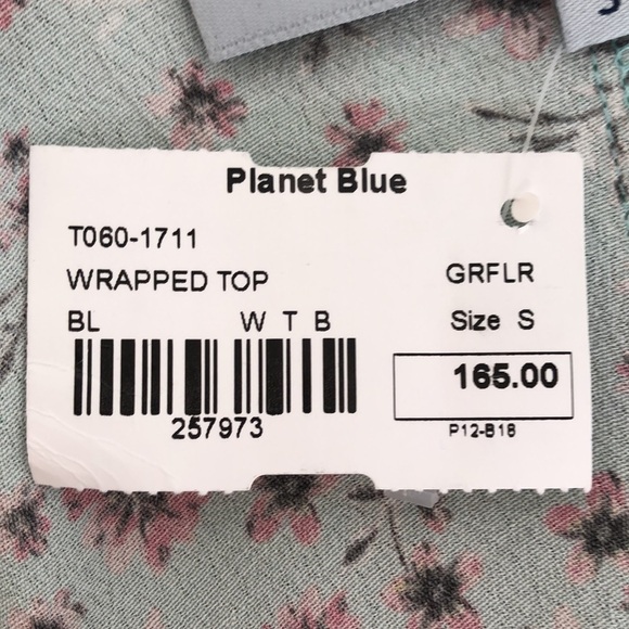 Blue Life wrapped top - Picture 5 of 6